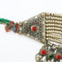 Koochi necklace White metal, 31 x 23 cm - The Nomads Tent